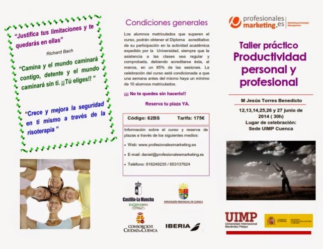 Formación en productividad personal y profesional