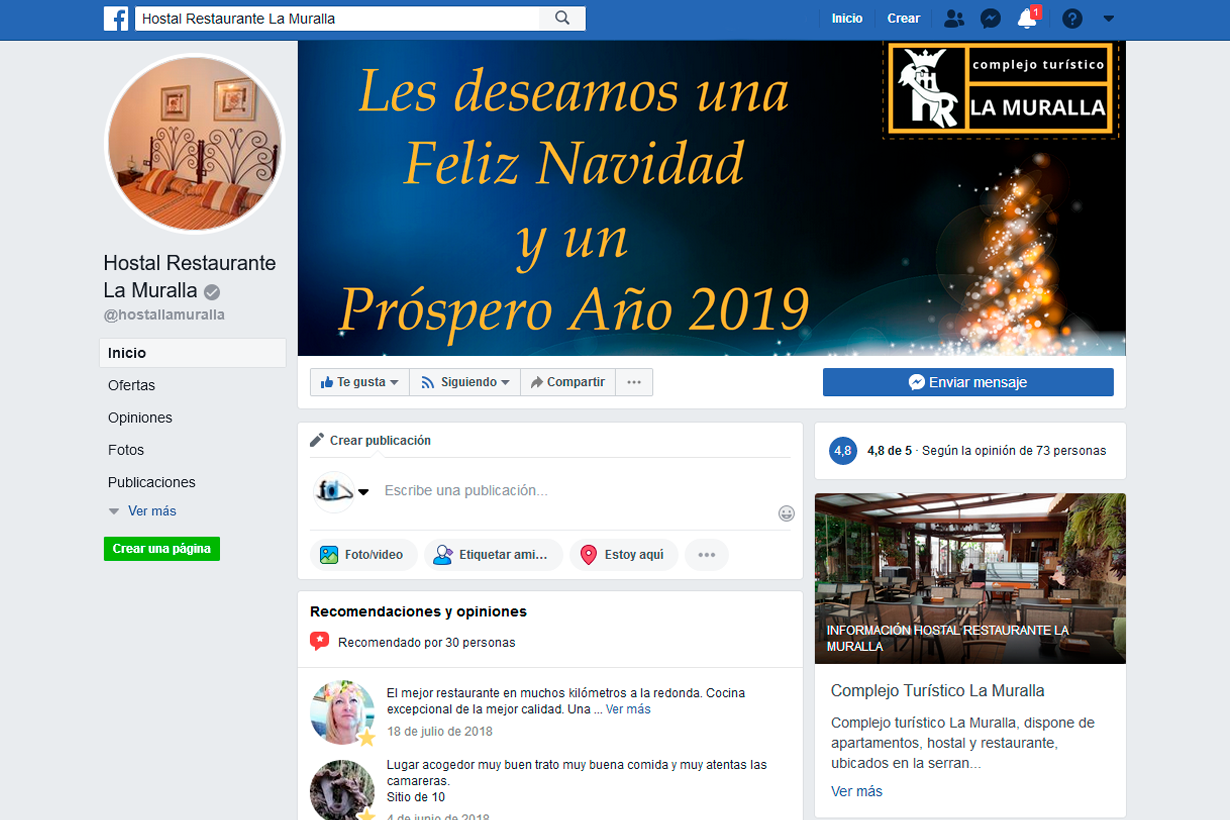 complejo turistico la muralla de Cañete Marketing turístico Complejo turistico la muralla